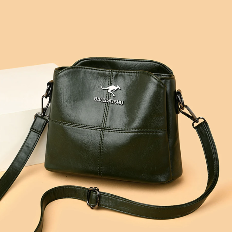 Adele | Classic Leather Crossbody Handbag