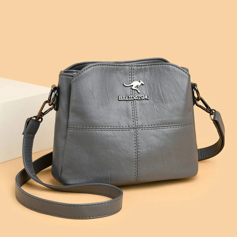 Adele | Classic Leather Crossbody Handbag